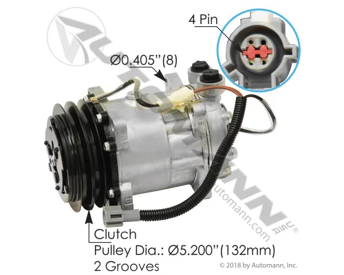 AUTOMANN 7H15 AIR CONDITIONER COMPRESSOR