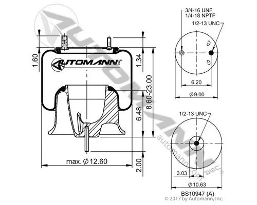 AUTOMANN AB1DF23-9781 AIR BAG (SPRING)