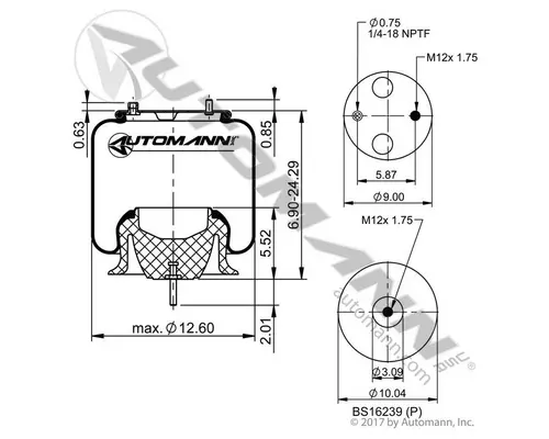 AUTOMANN AB1DF23I-P1137 AIR BAG (SPRING)