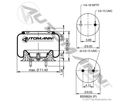 AUTOMANN AB1DK20D-9616 AIR BAG (SPRING)