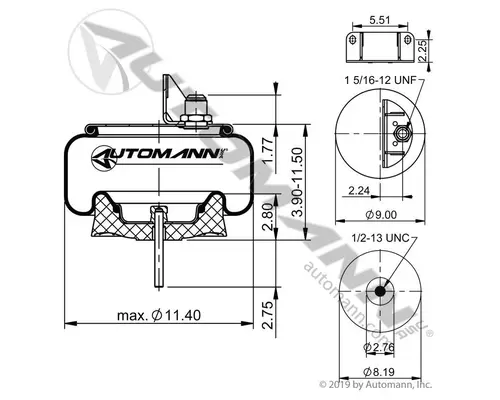 AUTOMANN AB1DK20G-9622 AIR BAG (SPRING)