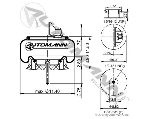 AUTOMANN AB1DK20G-9622 AIR BAG (SPRING)