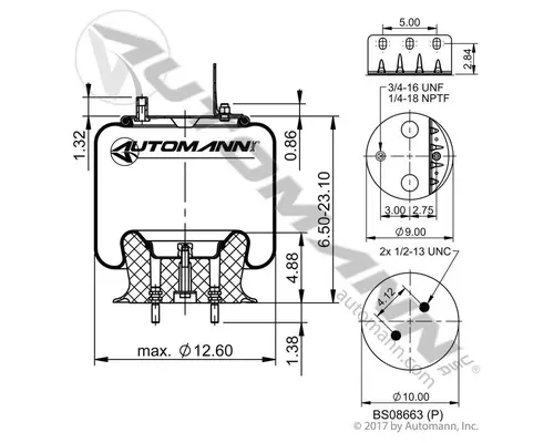 AUTOMANN AB1DK23M-9371 AIR BAG (SPRING)