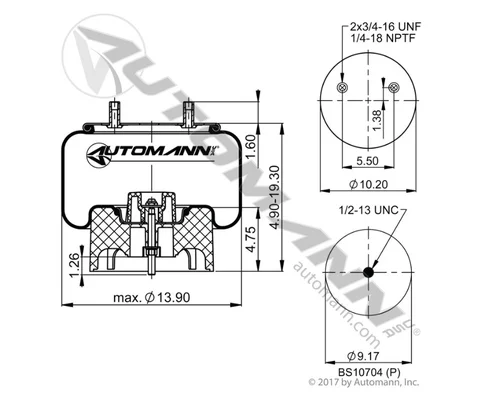 AUTOMANN AB1DK25A-8709 AIR BAG (SPRING)