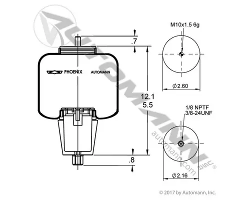 AUTOMANN ABSZ70-2622 AIR BAG (SPRING)