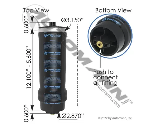AUTOMANN ABSZ70-7215 AIR BAG (SPRING)