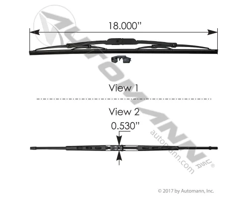 AUTOMANN ALL WINDSHIELD WIPER BLADE