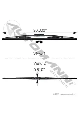 AUTOMANN ALL WINDSHIELD WIPER BLADE