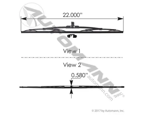 AUTOMANN ALL WINDSHIELD WIPER BLADE