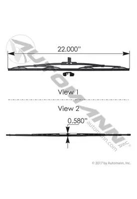 AUTOMANN ALL WINDSHIELD WIPER BLADE