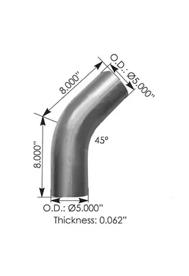 AUTOMANN ELBOW EXHAUST PIPE