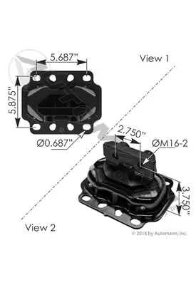 AUTOMANN PETERBILT ENGINE MOUNTS, ENGINE (REAR)