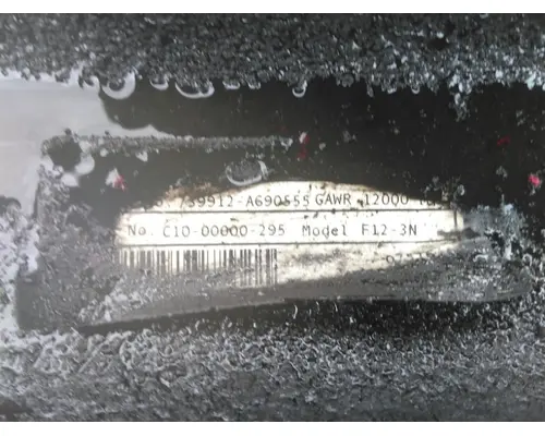 AXLE ALLIANCE F12 3N AXLE ASSEMBLY, FRONT (STEER)