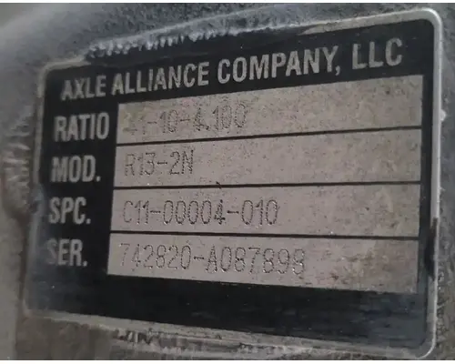 AXLE ALLIANCE R13-2N Rear Rears (Tandem Rear or Single)