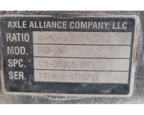 AXLE ALLIANCE R13-2N Rear Rears (Tandem Rear or Single)