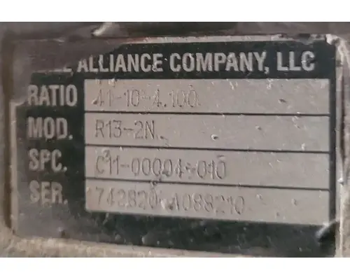 AXLE ALLIANCE R13-2N Rear Rears (Tandem Rear or Single)