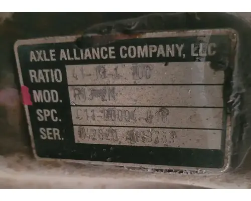 AXLE ALLIANCE R13-2N Rear Rears (Tandem Rear or Single)
