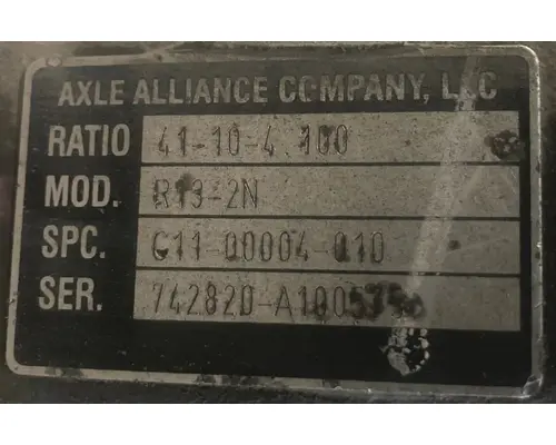 AXLE ALLIANCE R13-2N Rear Rears (Tandem Rear or Single)