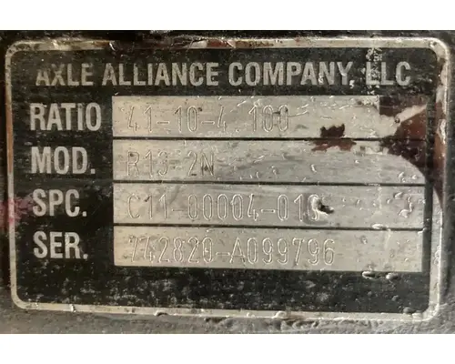 AXLE ALLIANCE RS13-2N Rear Rears (Tandem Rear or Single)