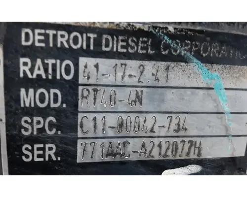 AXLE ALLIANCE RT40-4NF Cutoff Tandem Axle