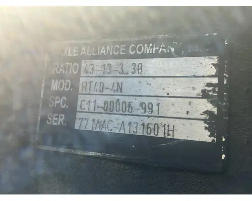 AXLE ALLIANCE RT40-4NF Front Rears (Tandem Front)