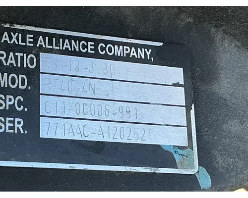 AXLE ALLIANCE RT40-4NR Axle Housings (Rear)