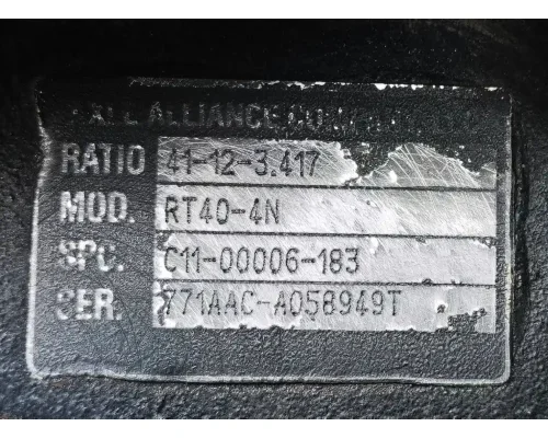 AXLE ALLIANCE RT40-4NR Rear Rears (Tandem Rear or Single)