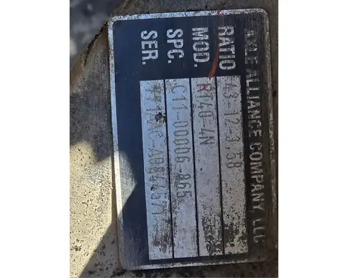 AXLE ALLIANCE RTL40-4NR Rear Rears (Tandem Rear or Single)