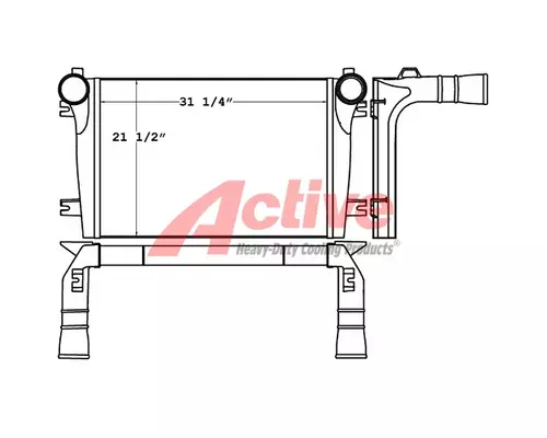 Charge Air Cooler (ATAAC) Advance Cement Mixer Active Radiator