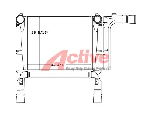Charge Air Cooler (ATAAC) Advance Cement Mixer Active Radiator
