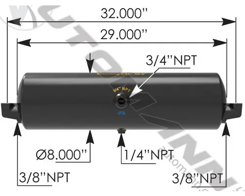 Air Tank AIR TANK  Frontier Truck Parts