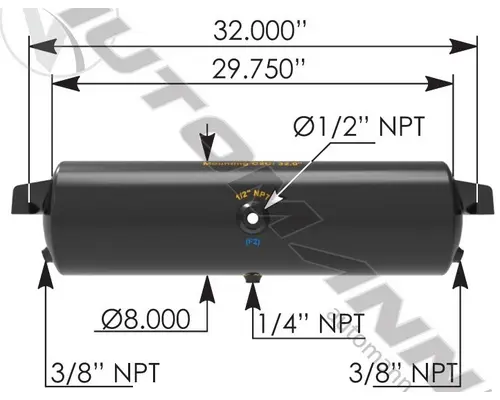 Air Tank AIR TANK  Frontier Truck Parts