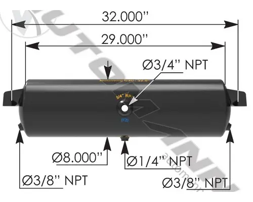 Air Tank AIR TANK  Frontier Truck Parts