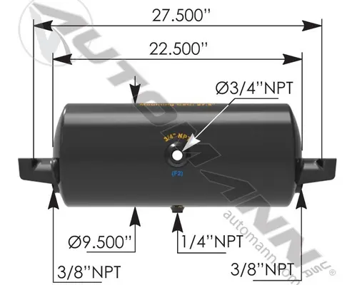Air Tank AIR TANK  Frontier Truck Parts