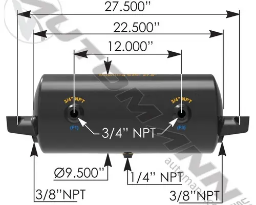 Air Tank AIR TANK  Frontier Truck Parts