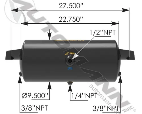 Air Tank AIR TANK  Frontier Truck Parts