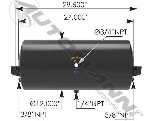 Air Tank AIR TANK  Frontier Truck Parts