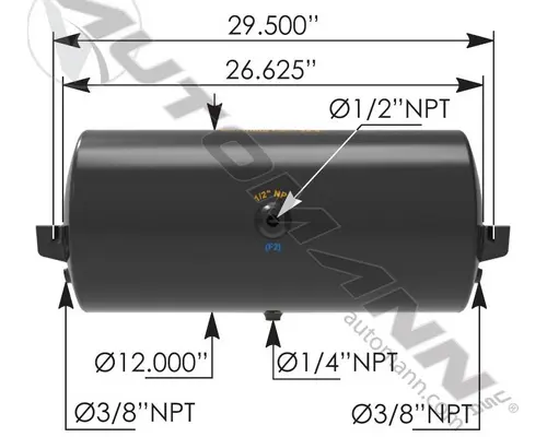 Air Tank AIR TANK  Frontier Truck Parts