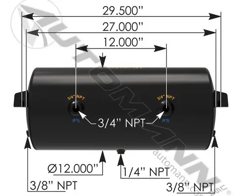 Air Tank AIR TANK  Frontier Truck Parts
