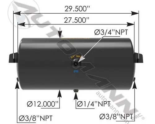 Air Tank AIR TANK  Frontier Truck Parts