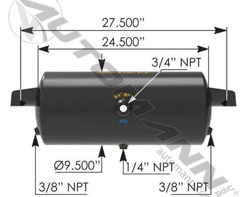 Air Tank AIR TANK  Frontier Truck Parts