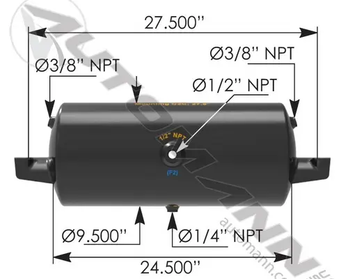 Air Tank AIR TANK  Frontier Truck Parts