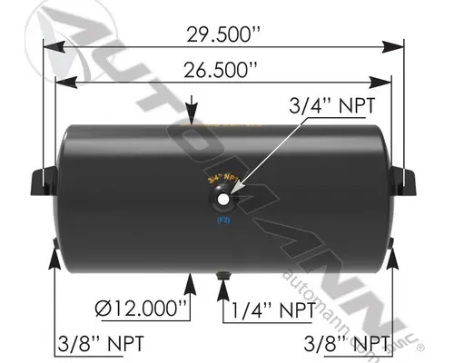 Air Tank AIR TANK  Frontier Truck Parts