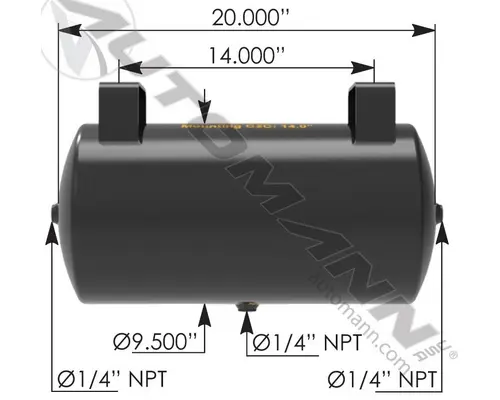 Air Tank AIR TANK  Frontier Truck Parts