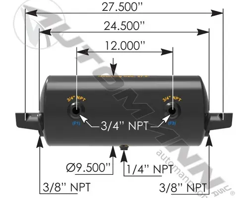 Air Tank AIR TANK  Frontier Truck Parts