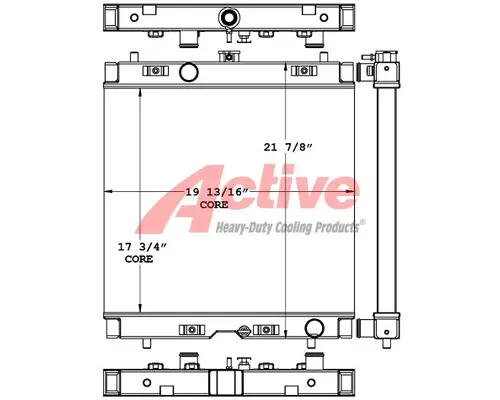 Airman PDS70S Radiator