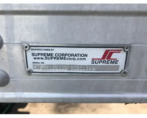 All Other ALL Truck Equipment, Vanbody