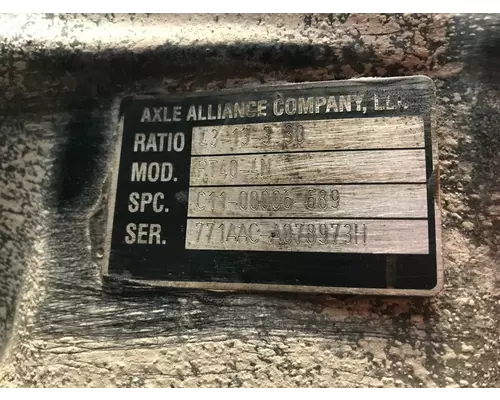 Alliance Axle RT40.0-4 Cutoff