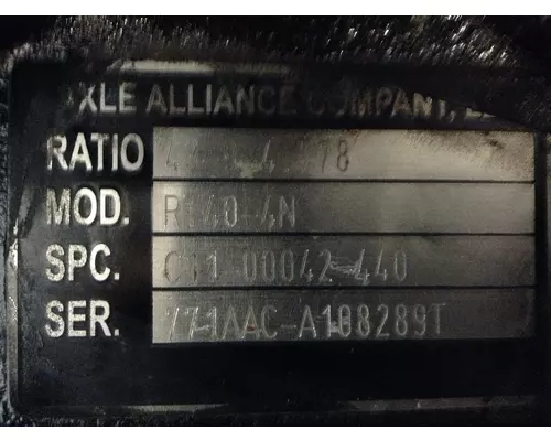Alliance Axle RT40.0-4 Rear (CRR)