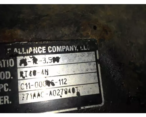 Rears (Rear) Alliance Axle RT40.0-4 Vander Haags Inc Sp